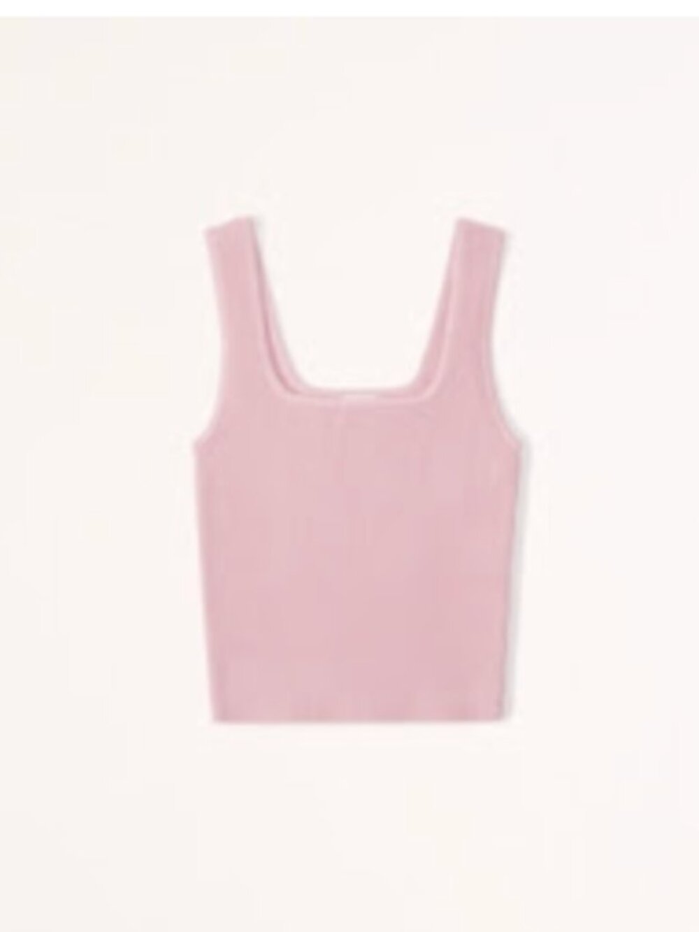 Abercrombie & Fitch | Ottoman Square Neck Pink Tank | M